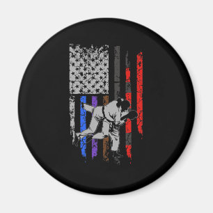 Íman Bandeira do Jiu Jitsu Stars & Stripes Classificam 