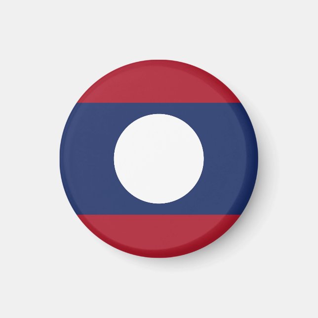 Íman bandeira do Laos (Frente)