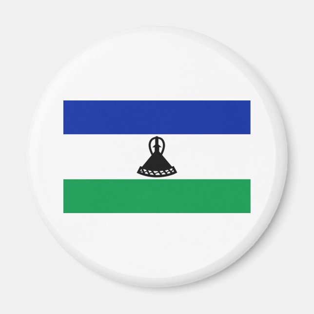 Íman Bandeira do Lesoto (Frente)