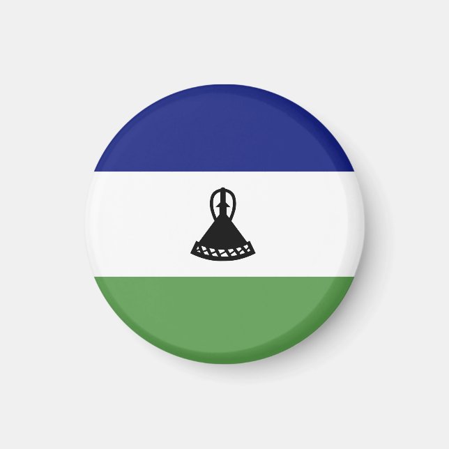 Íman bandeira do Lesoto (Frente)