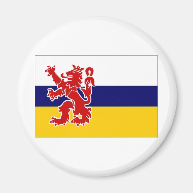 Íman Bandeira do Limburgo neerlandês (Frente)