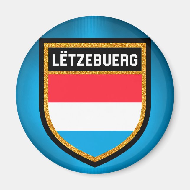 Íman Bandeira do Luxemburgo (Frente)