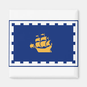 Íman Bandeira do Magnet da Cidade do Quebec
