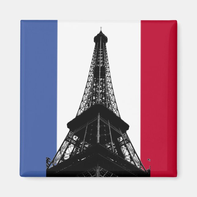 Íman Bandeira do Magnet francês (Frente)