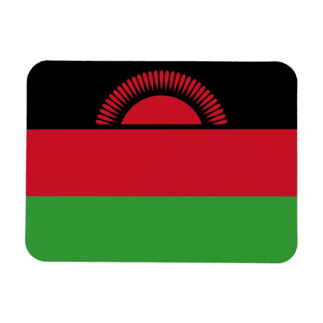 Íman Bandeira do Malawi (Horizontal)