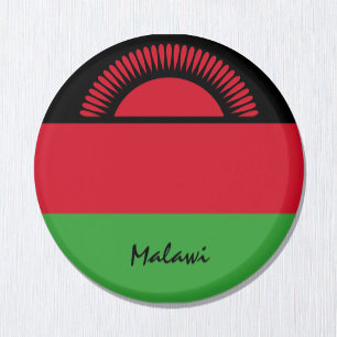 Íman Bandeira do Malawi e africana - fãs de viagem/esp