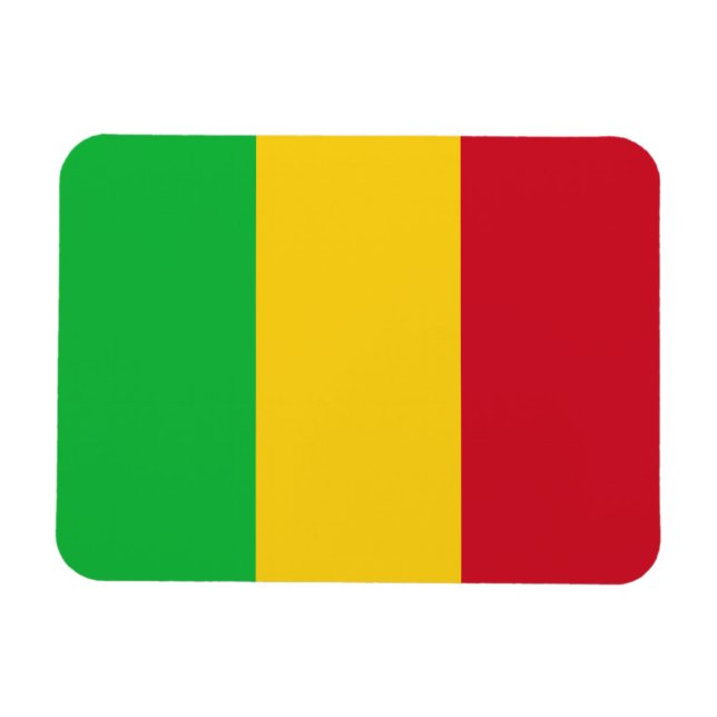 Íman Bandeira do Mali (Horizontal)