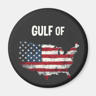 Íman Bandeira do Mapa Americano Funny Trump USA