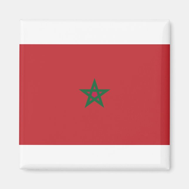 Íman Bandeira do Marrocos (Frente)