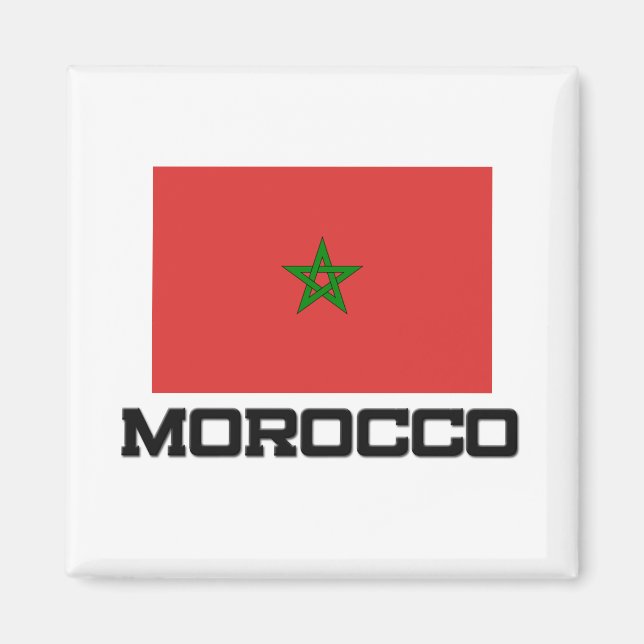 Íman Bandeira do Marrocos (Frente)