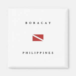 Íman Bandeira do mergulho do mergulhador de Boracay