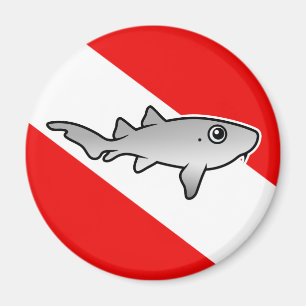 Íman Bandeira do mergulho do tubarão de enfermeira dos