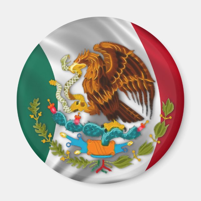 Íman Bandeira do México, Casaco de Armas (Frente)