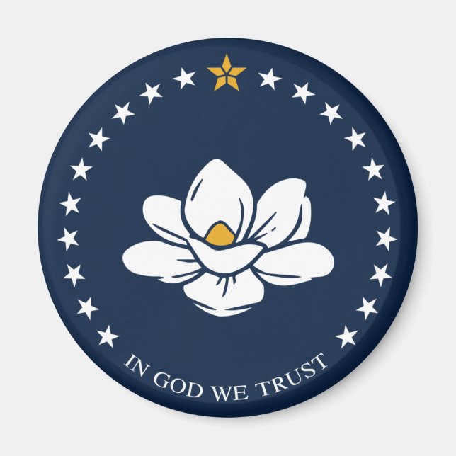 Íman Bandeira do Mississippi (2020) (Frente)