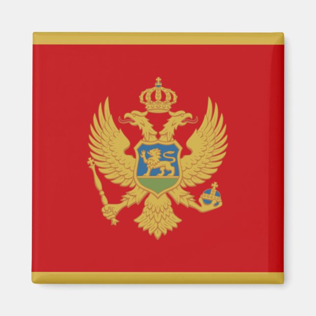 Íman Bandeira do Montenegro (Frente)
