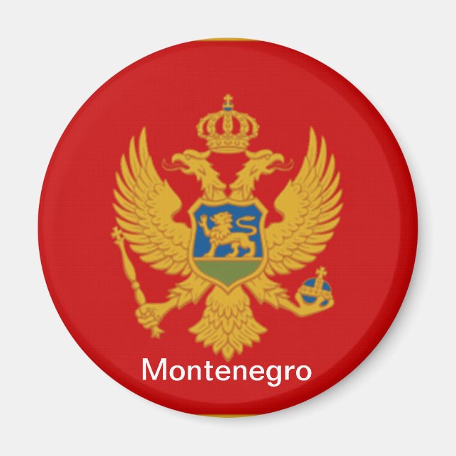 Íman Bandeira do Montenegro (Frente)