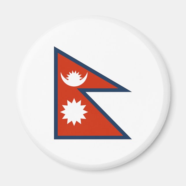 Íman Bandeira do Nepal (Frente)
