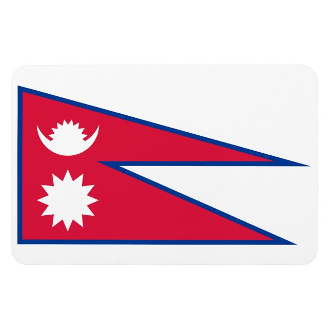 Íman Bandeira do Nepal (Horizontal)