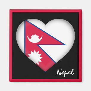 Íman Bandeira do Nepal e viagem do Nepal no feriado nep