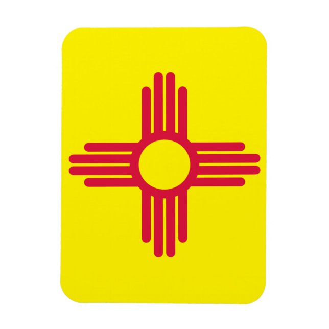 Íman Bandeira do Novo México (Vertical)