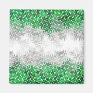 Íman Bandeira do Orgulho Abstrato Cinza Cinzento Românt