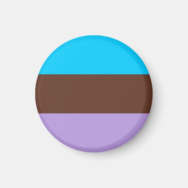 Íman Bandeira do Orgulho Androsexual (Frente)
