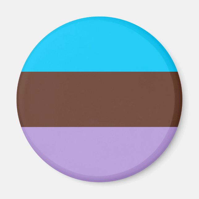 Íman Bandeira do Orgulho Androsexual (Frente)