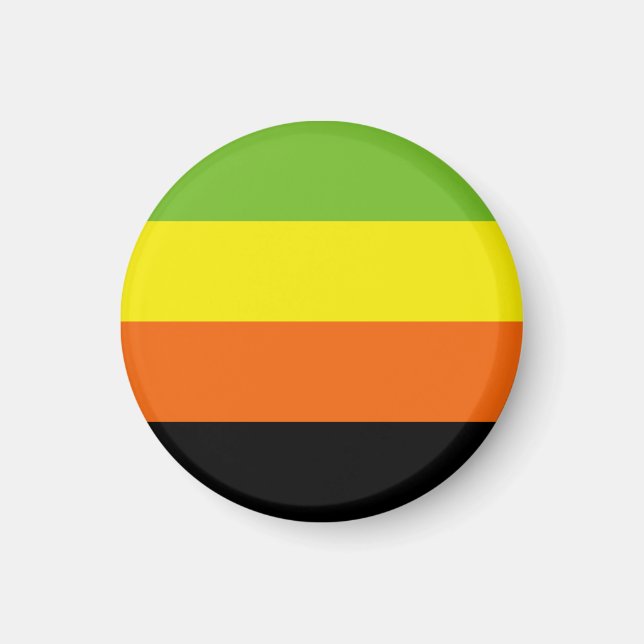Íman Bandeira do Orgulho Aromântico (Frente)
