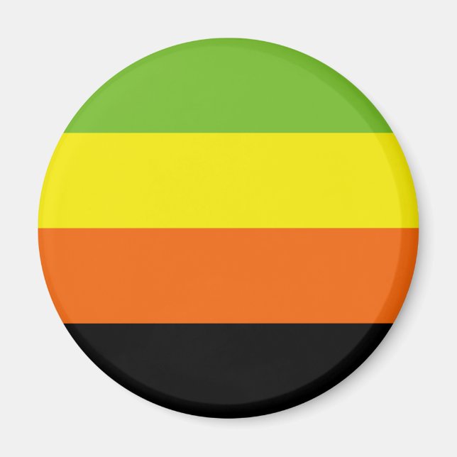 Íman Bandeira do Orgulho Aromântico (Frente)
