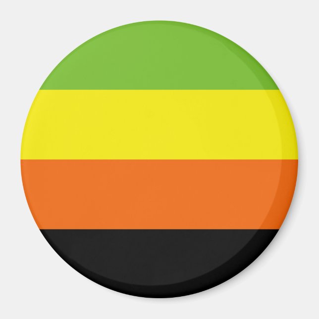 Íman Bandeira do Orgulho Aromântico (Frente)