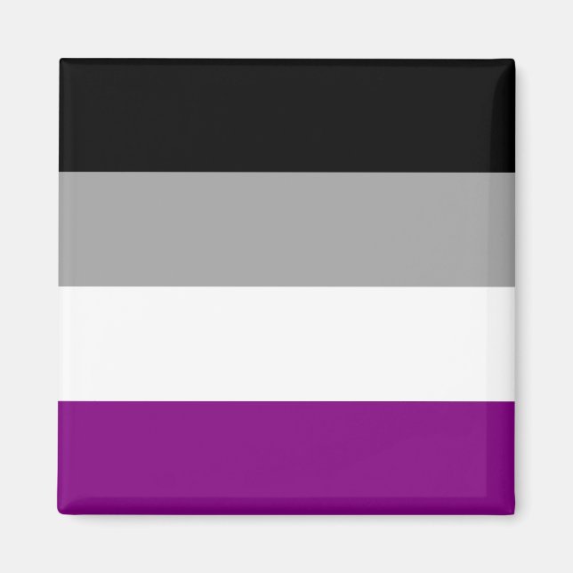 Íman Bandeira do Orgulho Assexual (Frente)