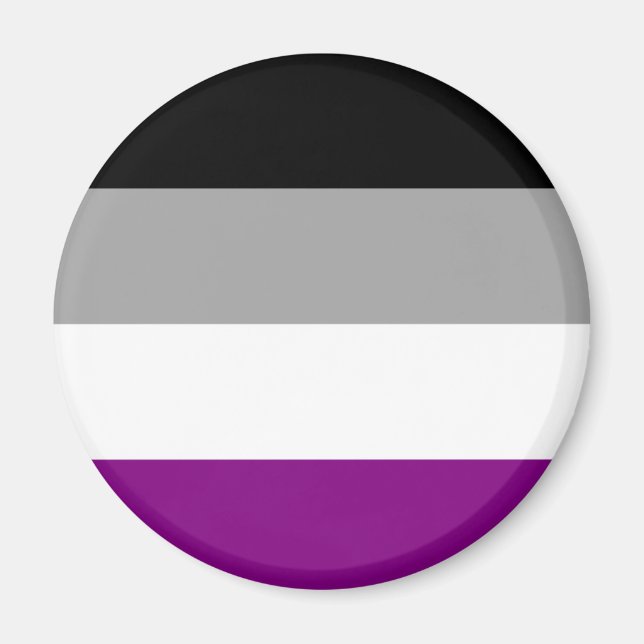 Íman Bandeira do Orgulho Assexual (Frente)