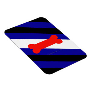 Íman Bandeira do orgulho canino da SlipperyJoe expressa