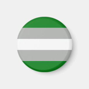 Íman Bandeira do Orgulho Cinza-romântico