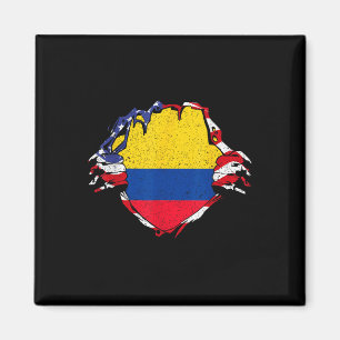 Íman Bandeira do Orgulho Colombiano Expatriado Nacional