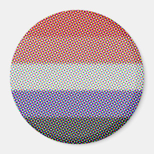 Íman Bandeira do Orgulho Cupiorromântico Abstrato Tripp