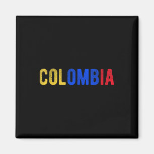 Íman Bandeira do Orgulho da Colômbia Expatriado Naciona