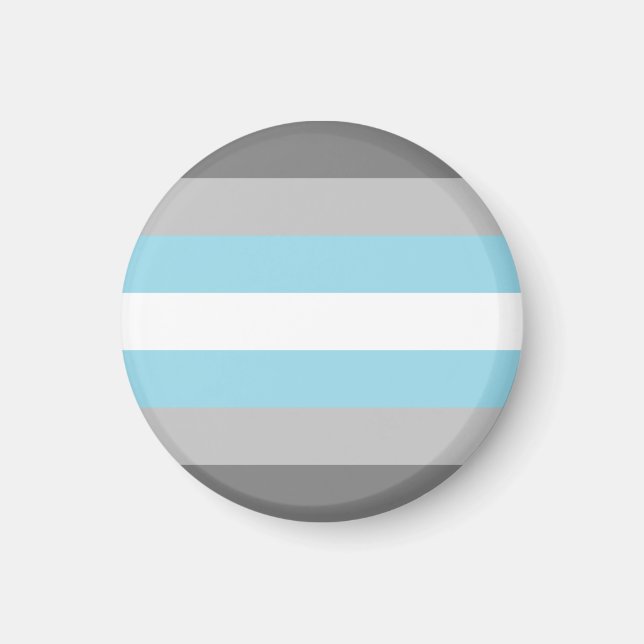 Íman Bandeira do Orgulho Demiboy (Frente)
