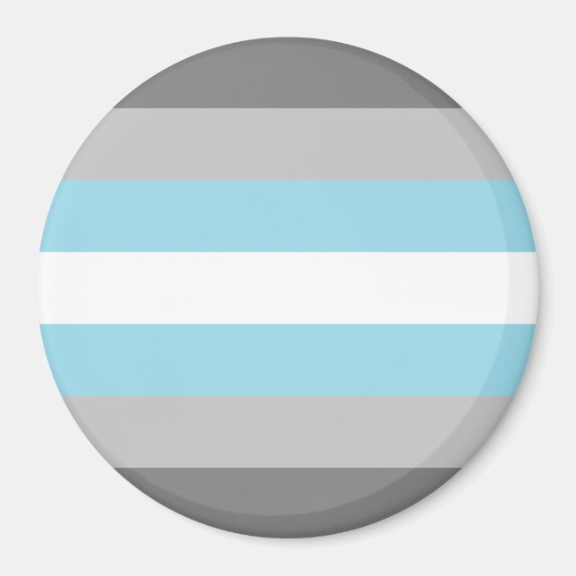 Íman Bandeira do Orgulho Demiboy (Frente)