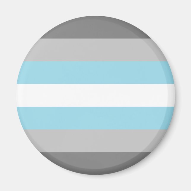 Íman Bandeira do Orgulho Demiboy (Frente)