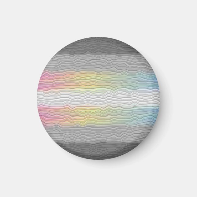 Íman Bandeira do Orgulho Demifluid Groovy Boho Trippy A (Frente)