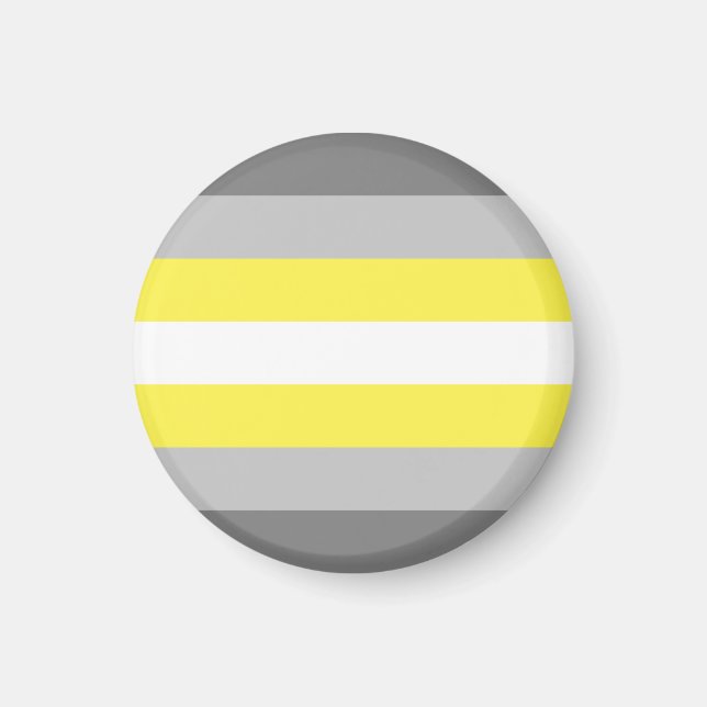 Íman Bandeira do Orgulho Demigênero (Frente)