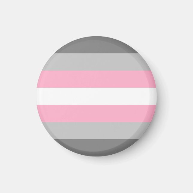 Íman Bandeira do Orgulho Demigirl (Frente)