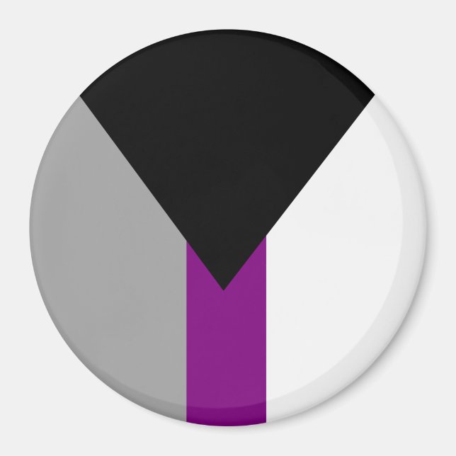 Íman Bandeira do Orgulho Demissexual (Frente)