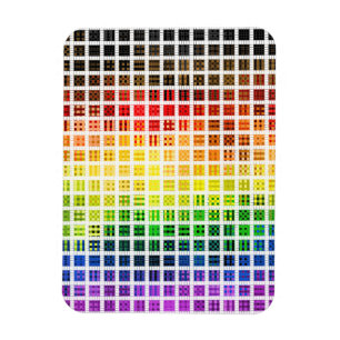 Íman Bandeira do Orgulho Gay Colorida Xadrez Boho Excên