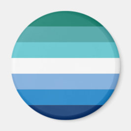 Íman Bandeira do Orgulho Gay Masculino (Azul)