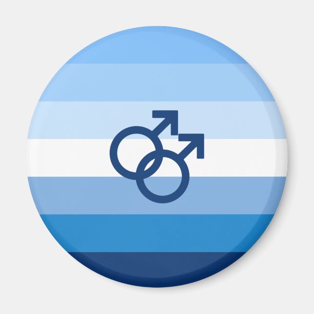 Íman Bandeira do Orgulho Gay MLM (Frente)