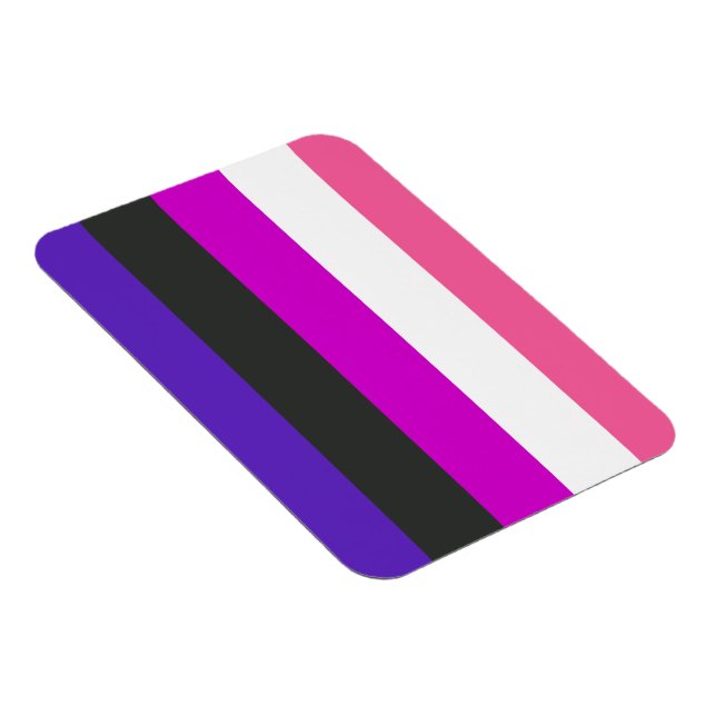 Íman Bandeira do Orgulho Genderfluid (Lado Direito)