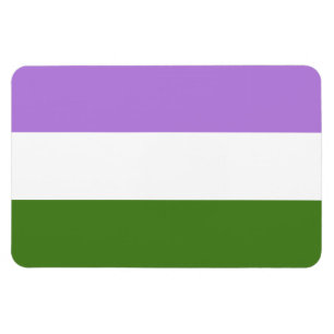 Íman Bandeira do Orgulho Genderqueer