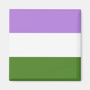 Íman Bandeira do Orgulho Genderqueer